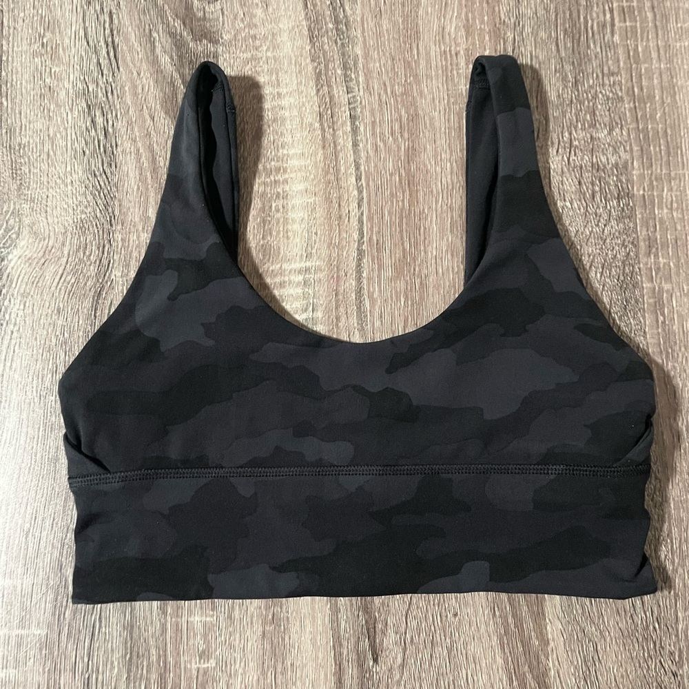 Lululemon Align Reversible Black/Camo Sports Bra | Light Support, A/B Cup